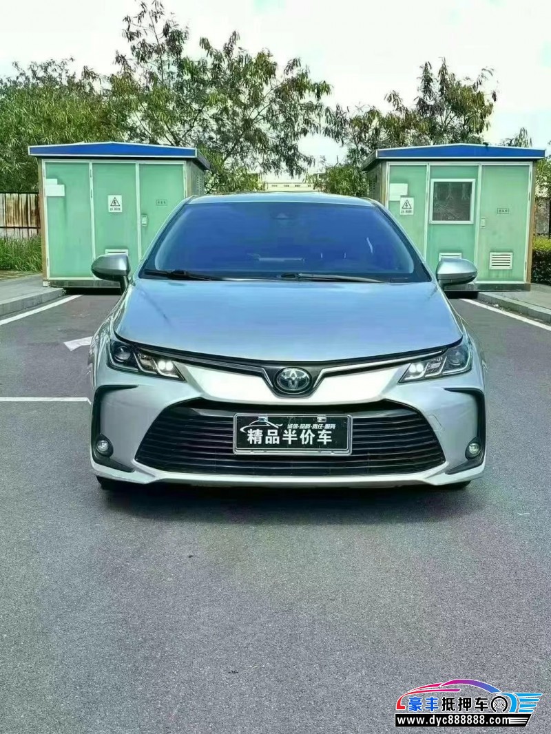 22年丰田卡罗拉轿车抵押车出售