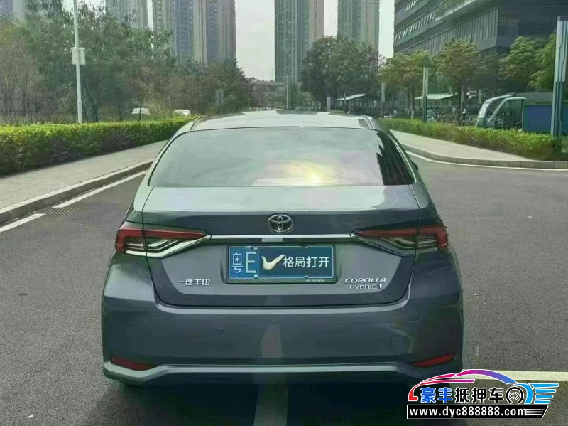 23年丰田卡罗拉轿车抵押车出售