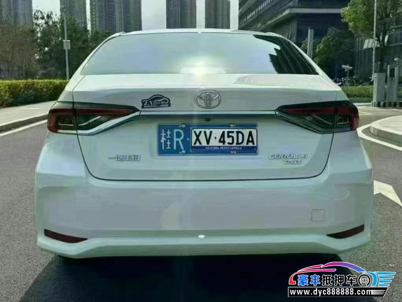 23年丰田卡罗拉轿车抵押车出售