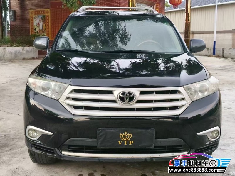 13年丰田汉兰达轿车抵押车出售