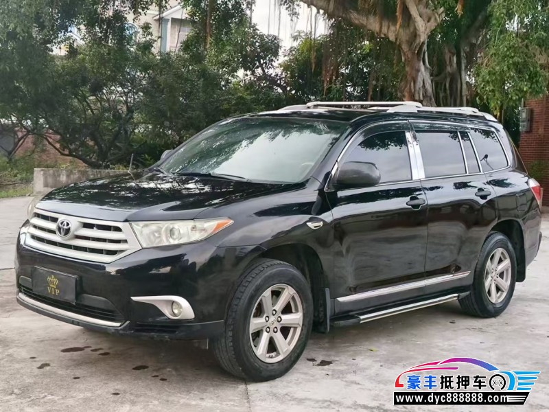 13年丰田汉兰达轿车抵押车出售