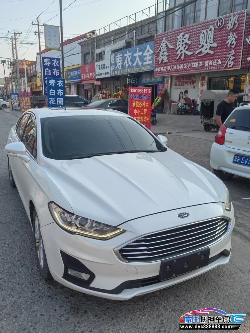19年福特蒙迪欧轿车抵押车出售
