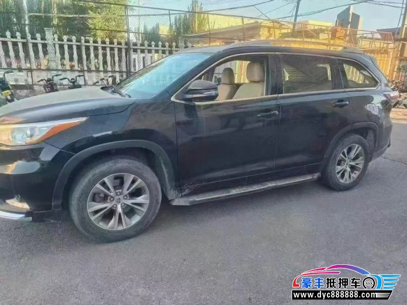 17年丰田汉兰达SUV抵押车出售