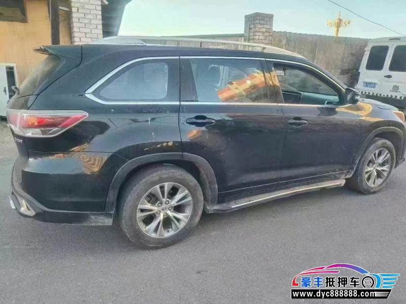 17年丰田汉兰达SUV抵押车出售