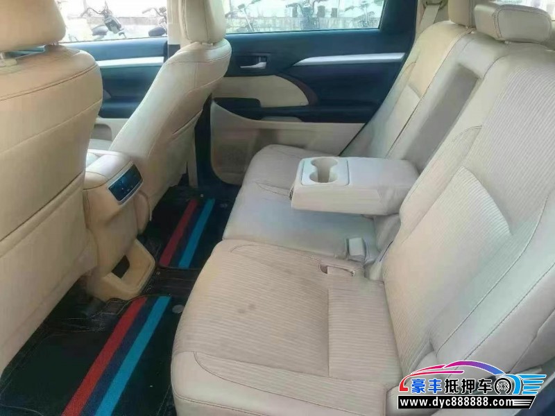 17年丰田汉兰达SUV抵押车出售