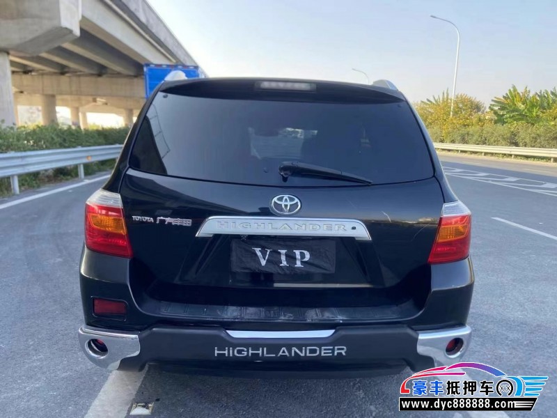 09年丰田汉兰达轿车抵押车出售