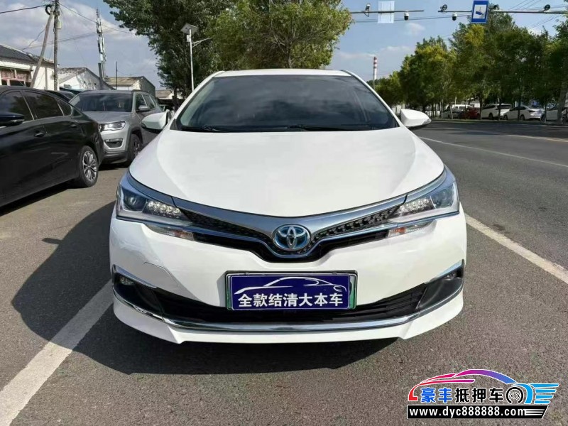 20年丰田卡罗拉轿车抵押车出售