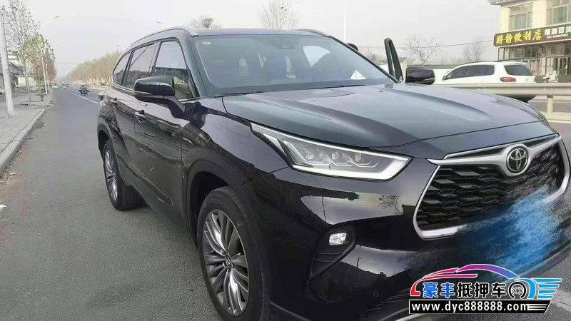 24年丰田汉兰达轿车抵押车出售