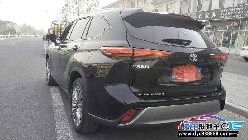 24年丰田汉兰达轿车抵押车出售