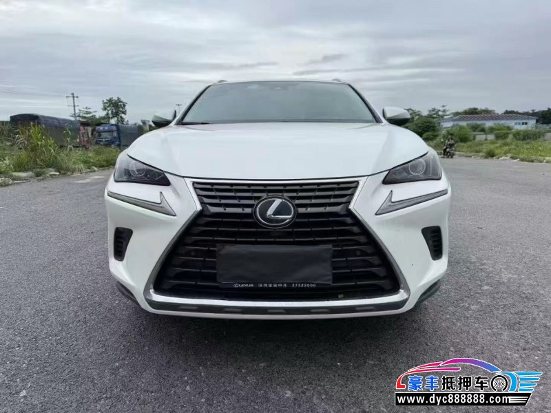 19年雷克萨斯NX轿车抵押车出售