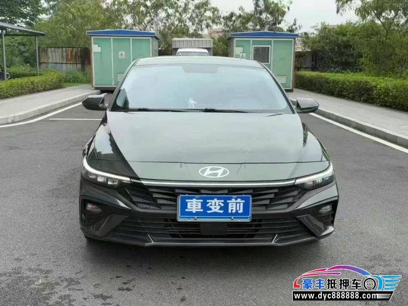 24年现代伊兰特轿车抵押车出售