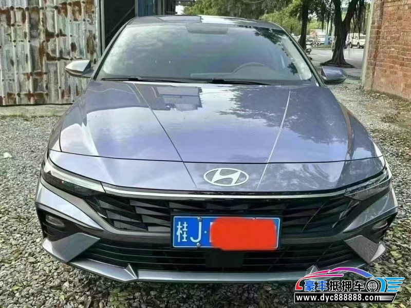 24年现代伊兰特轿车抵押车出售