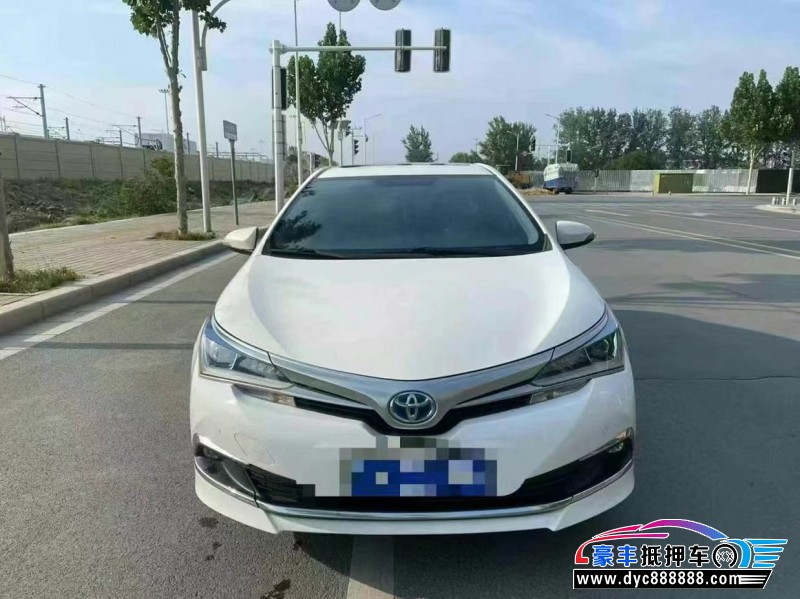 17年丰田卡罗拉轿车抵押车出售