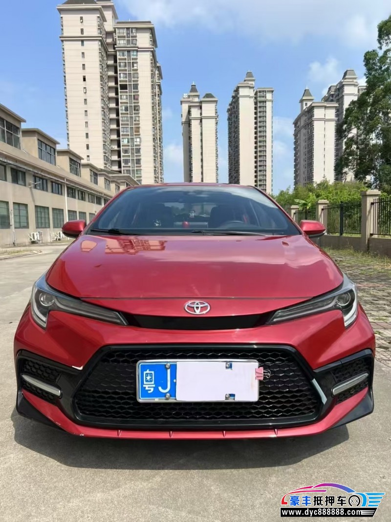 20年丰田雷凌轿车抵押车出售