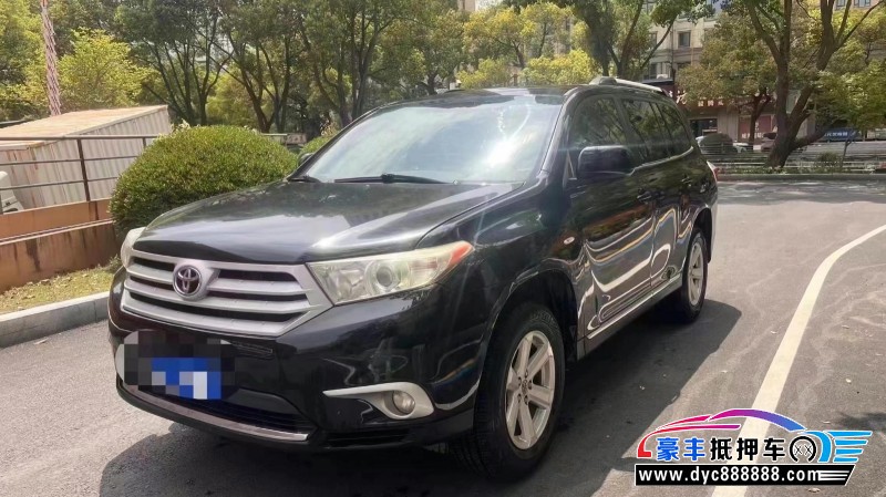 13年丰田汉兰达SUV抵押车出售