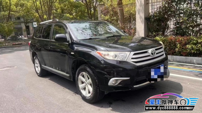 13年丰田汉兰达SUV抵押车出售