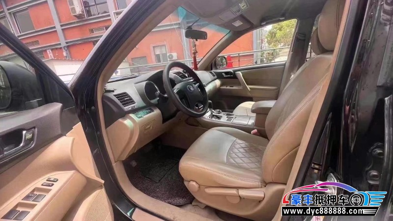 13年丰田汉兰达SUV抵押车出售