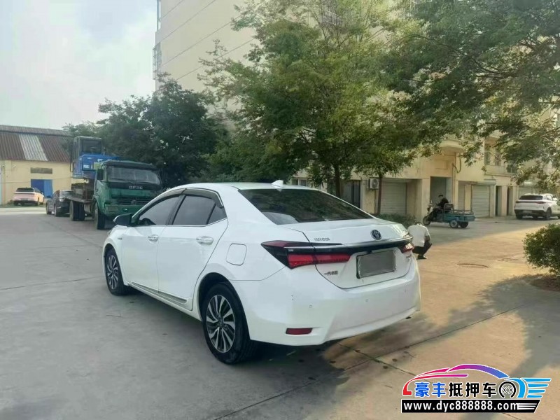 18年丰田卡罗拉轿车抵押车出售
