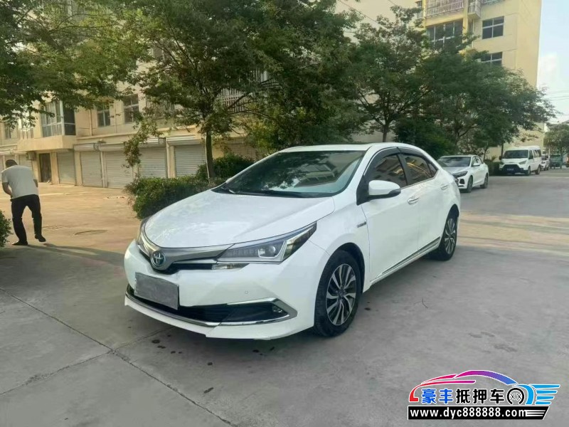 18年丰田卡罗拉轿车抵押车出售