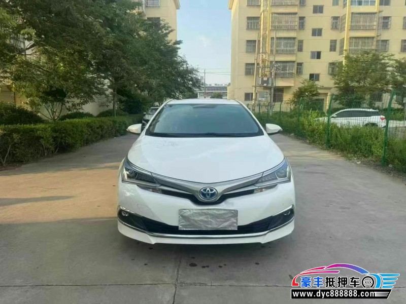18年丰田卡罗拉轿车抵押车出售