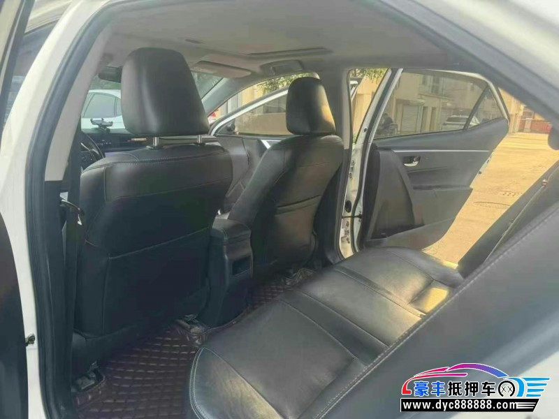 18年丰田卡罗拉轿车抵押车出售