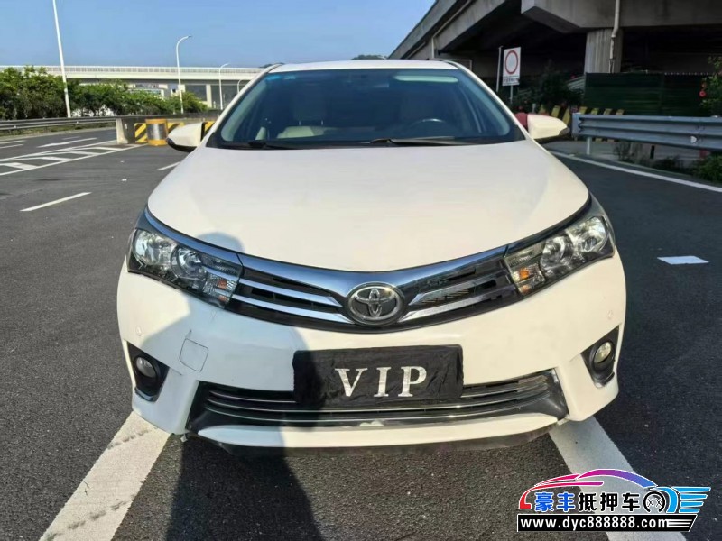 16年丰田卡罗拉轿车抵押车出售