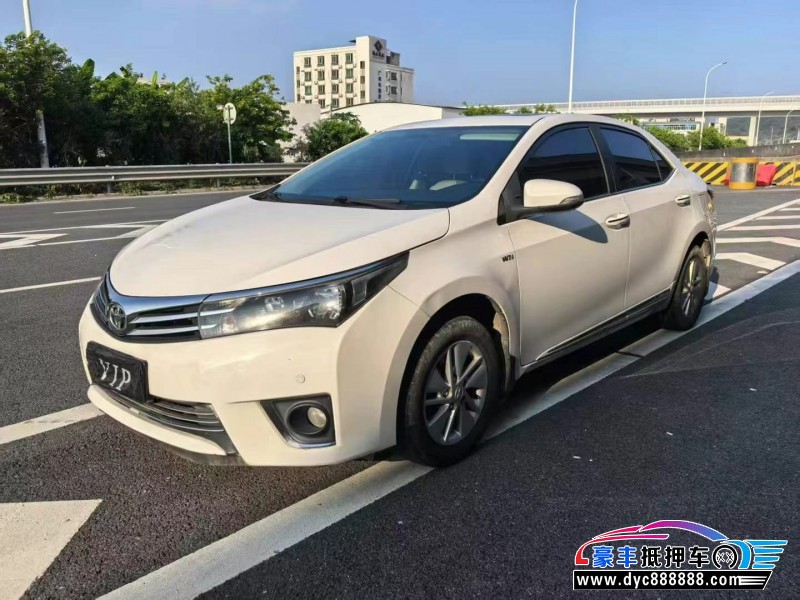 16年丰田卡罗拉轿车抵押车出售