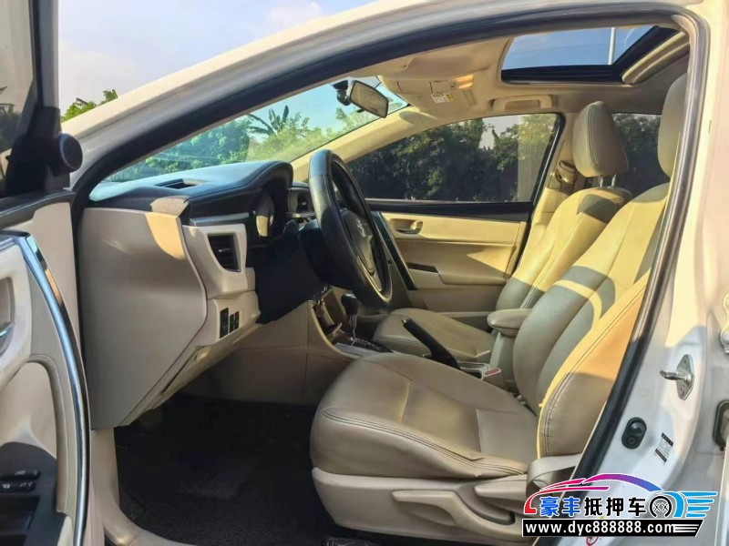 16年丰田卡罗拉轿车抵押车出售