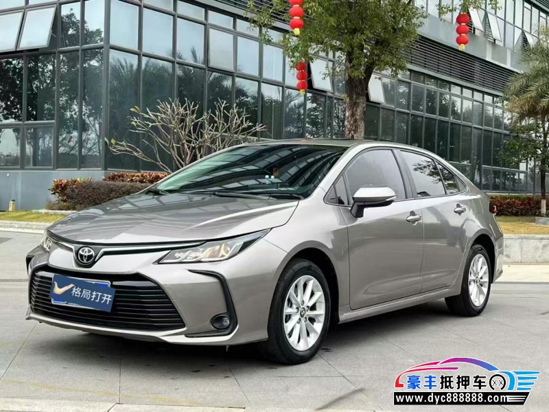 22年丰田卡罗拉轿车抵押车出售