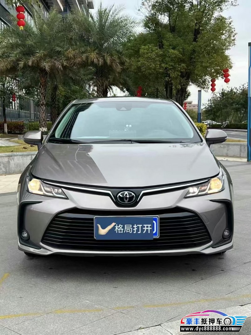 22年丰田卡罗拉轿车抵押车出售