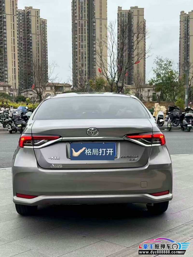 22年丰田卡罗拉轿车抵押车出售