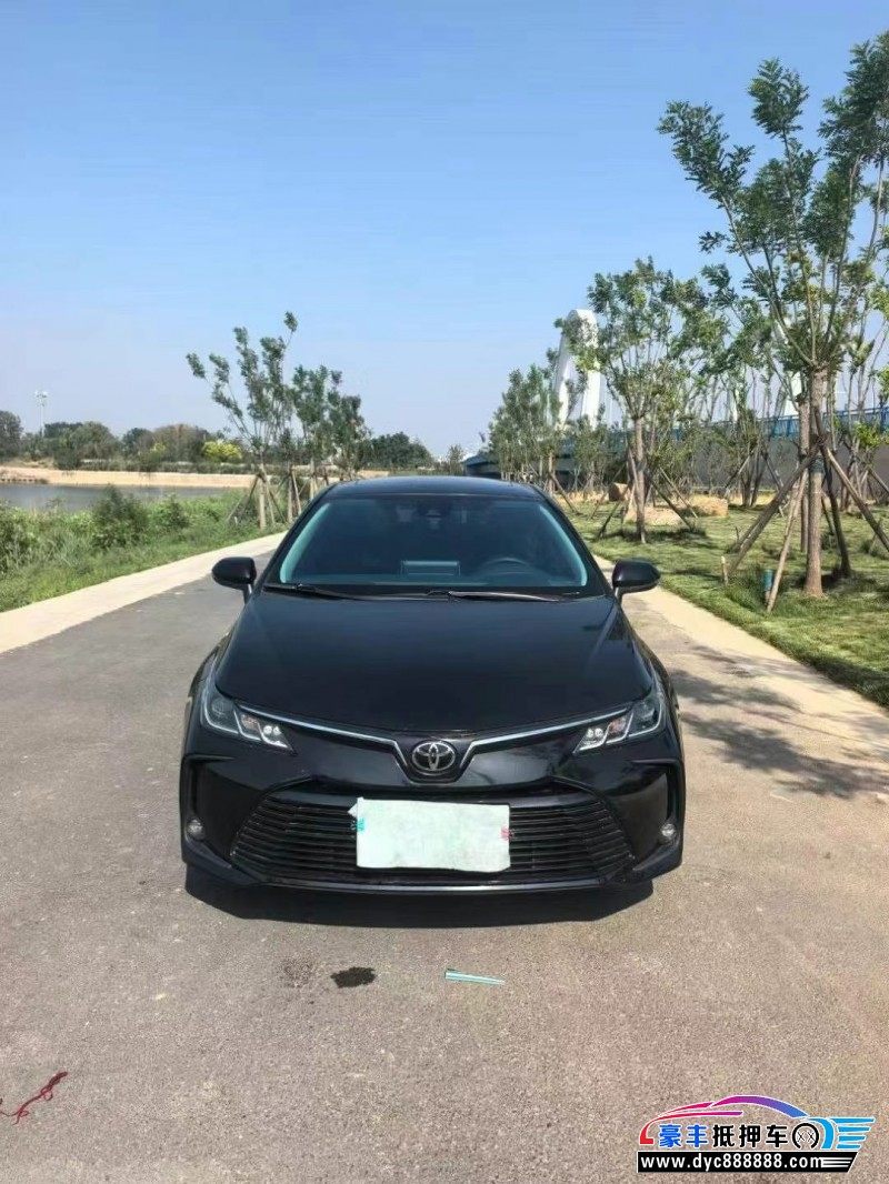 22年丰田卡罗拉轿车抵押车出售