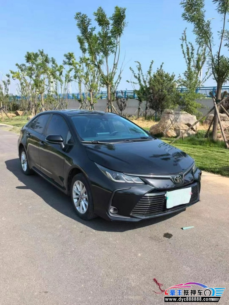22年丰田卡罗拉轿车抵押车出售