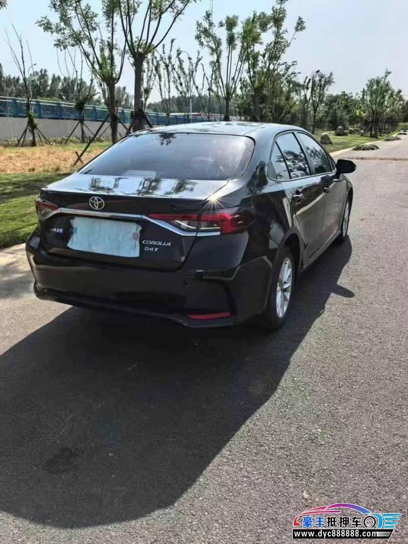 22年丰田卡罗拉轿车抵押车出售