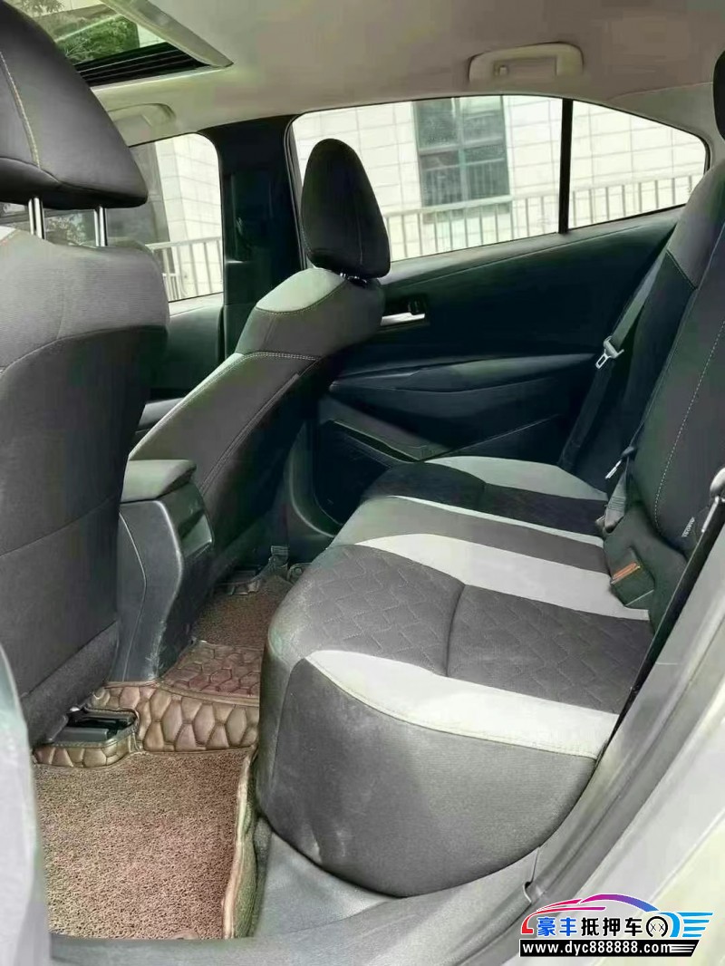 21年丰田卡罗拉轿车抵押车出售