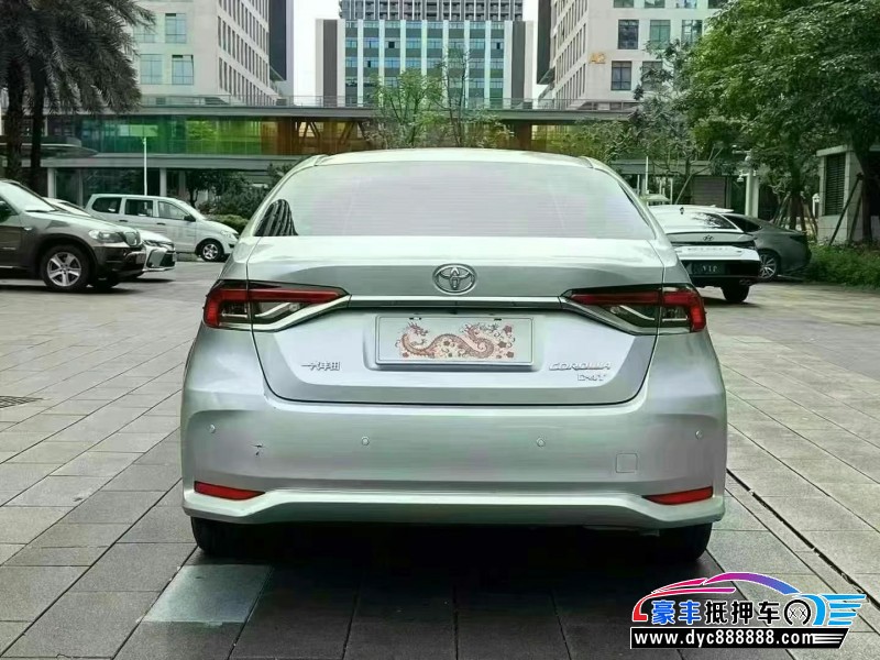 21年丰田卡罗拉轿车抵押车出售