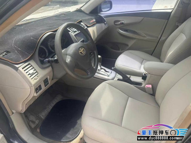 08年丰田卡罗拉轿车抵押车出售