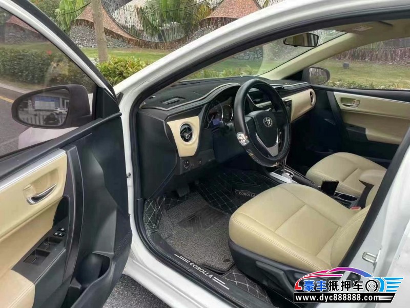 19年丰田卡罗拉轿车抵押车出售