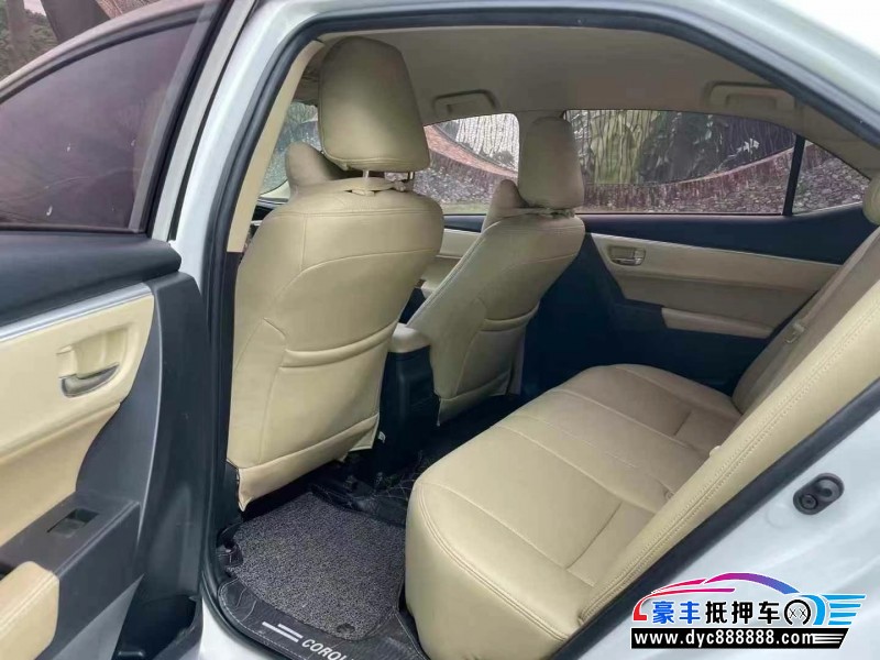 19年丰田卡罗拉轿车抵押车出售