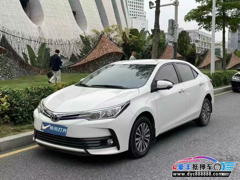 19年丰田卡罗拉轿车抵押车出售