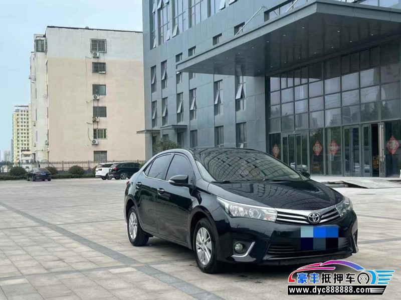 15年丰田卡罗拉轿车抵押车出售