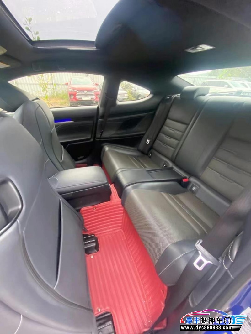 18年雷克萨斯RC轿车抵押车出售