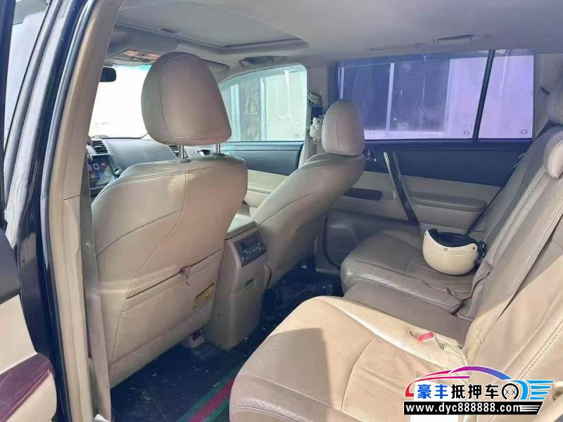 11年丰田汉兰达轿车抵押车出售