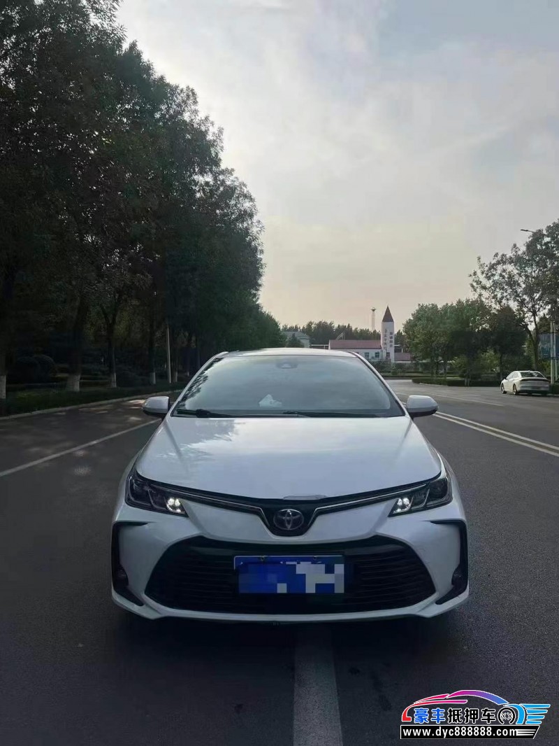 22年丰田卡罗拉轿车抵押车出售