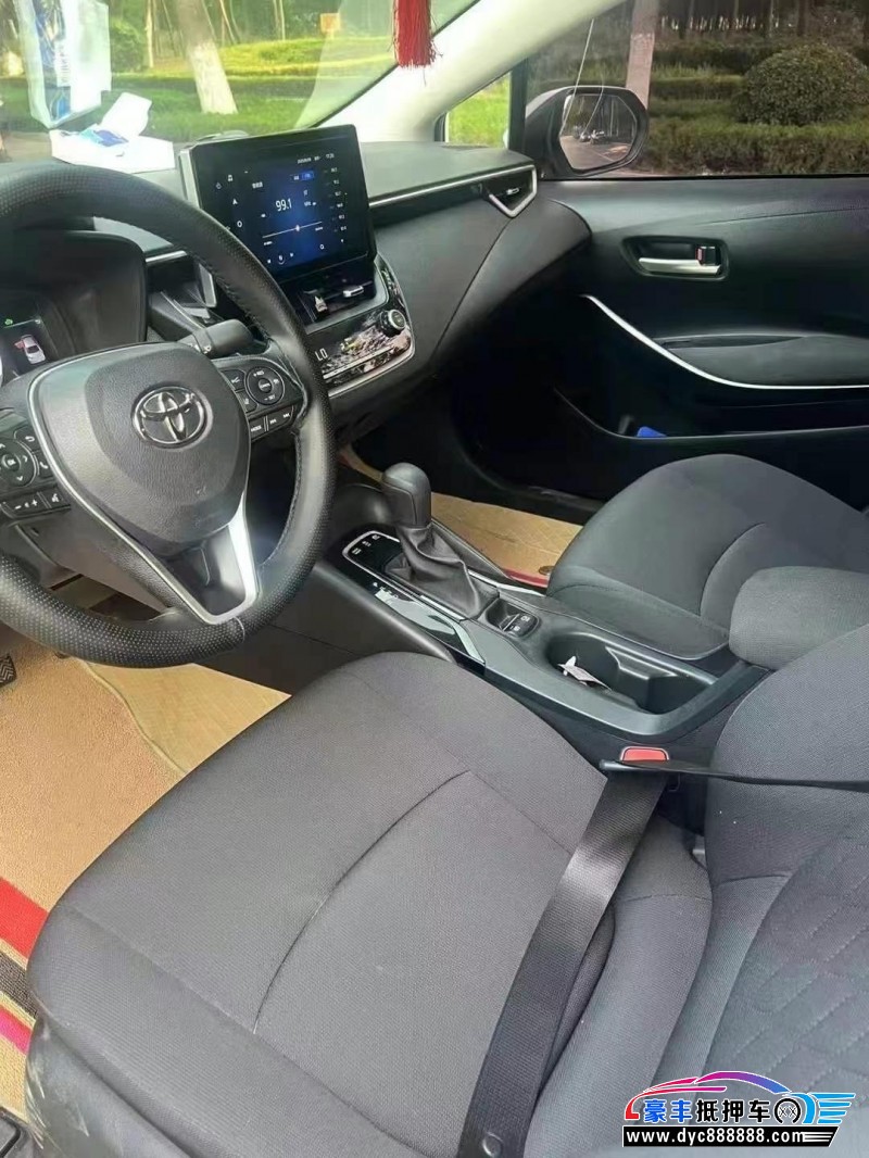 22年丰田卡罗拉轿车抵押车出售