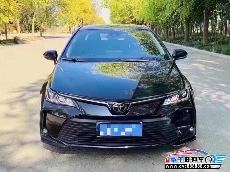 20年丰田卡罗拉轿车抵押车出售