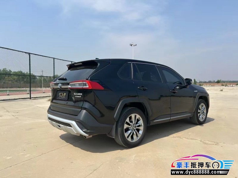 21年丰田威兰达轿车抵押车出售