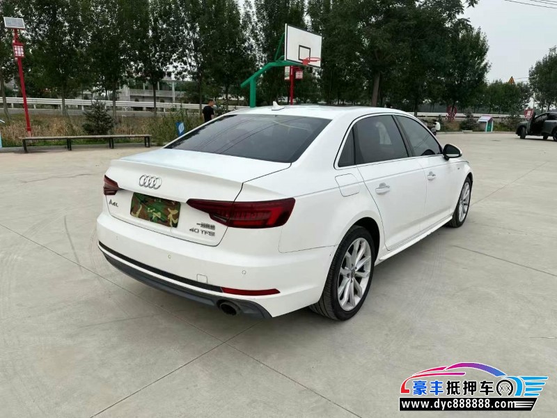 18年奥迪A4L轿车抵押车出售