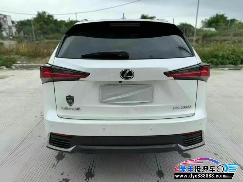 19年雷克萨斯NX轿车抵押车出售