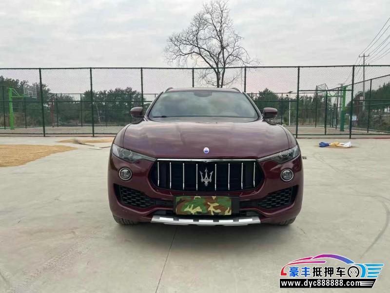 18年玛莎拉蒂莱万特轿车抵押车出售